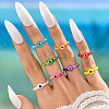 Glass Finger Rings for Women FS-WGD0C61-01-2