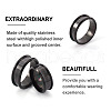 Yilisi 6Pcs 6 Sizes Stainless Steel Grooved Finger Ring Settings STAS-YS0001-21-11