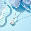 Mother's Day Jewellery Pearl Pendant Necklaces NJEW-JN04872-2