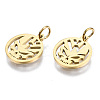 304 Stainless Steel Charms STAS-S116-394G-2