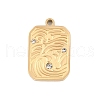 Ion Plating(IP) 304 Stainless Steel Pendants STAS-C108-10G-1