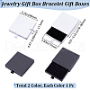 Beebeecraft 2Pcs 2 Colors Paper Drawer Boxes CON-BBC0001-03-2