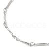 304 Stainless Steel Twisted Bar Link Chain Bracelets for Women BJEW-JB11837-3
