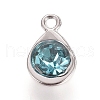 Faceted Glass Charms RGLA-TAC0001-01C-1