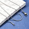 Tarnish Resistant 304 Stainless Steel Snake Chain Necklace Making STAS-P045-11P-4