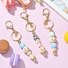 Alloy Bar Beadable Keychain for Jewelry Making DIY Crafts KEYC-A011-01KCG-4