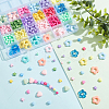 Macaron Color Acrylic Beads Sets MACR-NB0001-28-4
