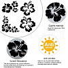 4Pcs 4 Styles PET Waterproof Self-adhesive Car Stickers DIY-WH0308-225A-030-4