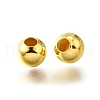 Brass Smooth Round Beads EC400-4G-1