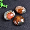 Mother's Day Gifts Natural Ocean Jasper Oval Palm Stone Reiki Polished Healing Pocket Worry Stone Crystal for Anxiety Stress Relief Therapy PW-WGFDB78-01-3