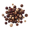 Natural Wood Beads WOOD-TA0002-42-3