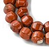 Natural Red Jasper Beads Strands G-H023-A04-01-4