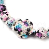 Synthetic Dyed Turquoise Beaded Stretch Bracelets for Women Men BJEW-JB11549-03-3