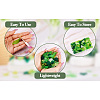 Craftdady 270Pcs 9 Style Transparent Acrylic Pendants TACR-CD0001-02-21