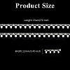 Globleland 2 Yards Iron Rhinestone Cup Chains FIND-GL0001-63-2