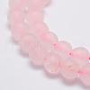 Natural Rose Quartz Beads Strands G-K209-03B-6mm-3