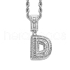 Brass Micro Pave Cubic Zirconia Pendants PW-WG3207D-08-1