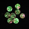 Luminous Handmade Enamel Gold Sand Glass Beads Strands LAMP-U004-08D-1