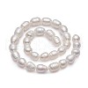 Natural Cultured Freshwater Pearl Beads Strands Rice A23TR011-3