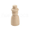 Unfinished Blank Wooden Dolls Sculpture PW-WGE1180-02-1