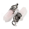 Natural Rose Quartz Pointed Big Pendants G-Q163-02AS-08-2