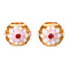 Alloy Enamel European Beads KK-N238-068C-2