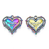 Rainbow Color Alloy Pendants PALLOY-N156-137-NR-2