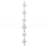 Butterfly Style Alloy and 304 Stainless Steel  Pendant Decorations HJEW-JM02899-2
