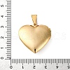 304 Stainless Steel Locket Pendants STAS-L289-01G-3