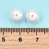Plastic Imitation Pearl Beads PEAR-H020-01G-3