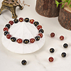 2 Sets 2 Colors Natural Black Agate & Red Agate Beads G-TA0001-45-8