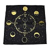 Polyester Peach Skin Tarot Tablecloth for Divination AJEW-D061-01A-1