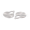 Non-Tarnish 304 Stainless Steel Big Pendants STAS-B031-34P-3