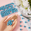 SUNNYCLUE 120Pcs Pave Disco Ball Beads RB-SC0004-84B-3