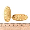 Oval 304 Stainless Steel Stud Earrings EJEW-Z109-01G-5