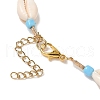 3Pcs 3 Colors Natural Cowrie Shell & Glass Seed Beaded Beaded Necklaces NJEW-JN05331-5