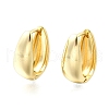 U-Shaped Brass Hoop Earrings EJEW-Z121-04G-4