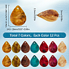 SUNNYCLUE 84Pcs 7 Colors Spray Painted Natural Akoya Shell Pendants FIND-SC0010-27-2