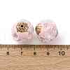 Handmade Resin Indonesia Round Beads IPDL-P005-23KCG-03-3