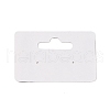 Rectangle Paper One Pair Earring Display Cards with Hanging Hole CDIS-C004-04A-3