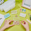 5 Grids Plastic Storage Boxes AJEW-WH0534-32-3