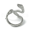 304 Stainless Steel Open Cuff Ring RJEW-L110-034P-3