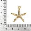 Brass Micro Pave Cubic Zirconia Pendants KK-R230-02G-3