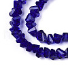Electroplate Transparent Glass Beads Strands GLAA-N021-4mm-02-3