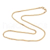 PVD Vacuum Plating 304 Stainless Steel Curb Chain Necklaces NJEW-O123-04G-1