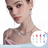 AHADERMAKER 120Pcs 12 Colors Glass Pendants GLAA-GA0001-99-6