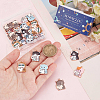 SUNNYCLUE 32Pcs 8 Styles Alloy Enamel Pendants ENAM-SC0005-46-3
