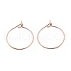 24Pcs 4 Size 316L Surgical Stainless Steel Hoop Earring Findings X1-STAS-ZZ0001-03RG-4