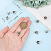 Beebeecraft 10Pcs Brass Star Brooches JEWB-BBC0001-06P-3