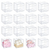 Transparent PET Tea Storage Boxes CON-WH0106-08G-1